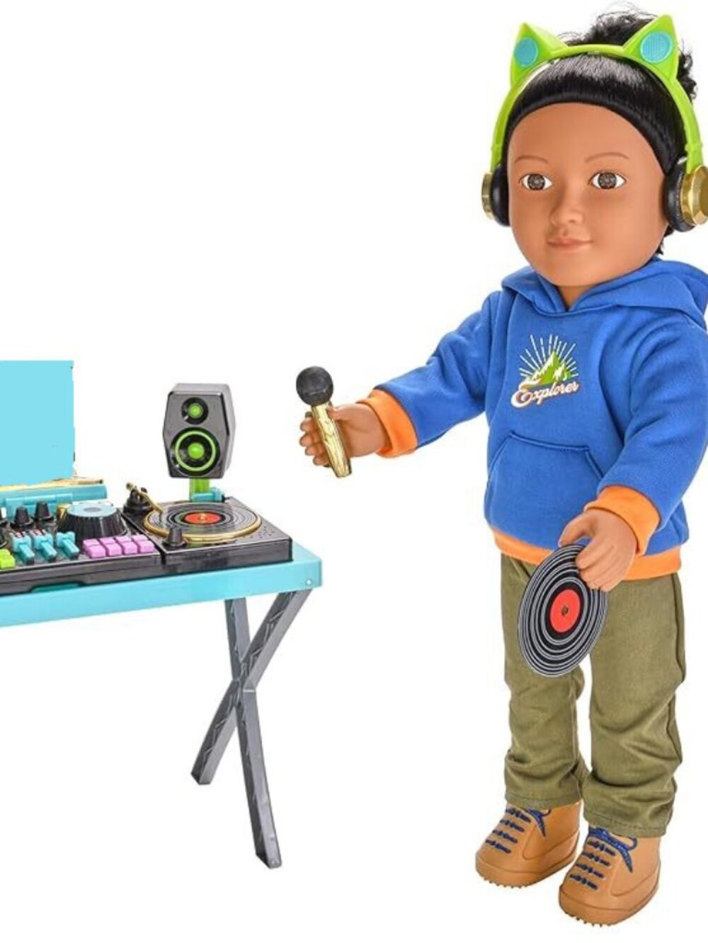 Deejay DJ Turntable 18" Doll~ PLAYS BEATS!